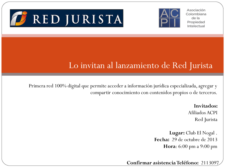 Red Jurista (29 de octubre de 2013)
