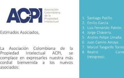 Bienvenida a nuevos asociados