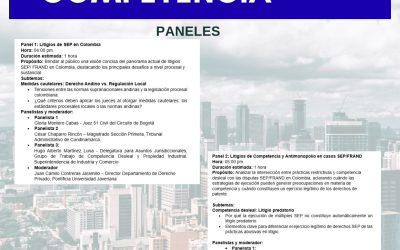 LITIGIOS SEP Y LIBRE COMPETENCIA